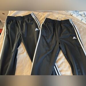 2 Adidas Youth Sweatpants XL 18/20 Cuffed